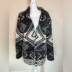 Women’s American Stitch Button Sweater Jacket Size Medium